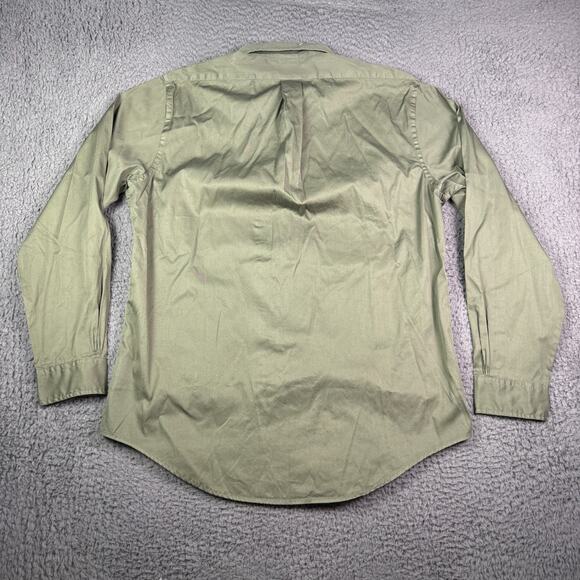 Brooks Brothers Shirt Mens Large Green Oxford Button Down OCBD Regent Logo - Picture 5 of 11